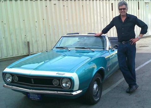 Dennis and 68 Camaro convertible recently sold by Dennis Goddard at Dennis Buys Cars for Cash
