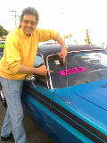 Dennis Buys Cars all makes models and american muscle cars like this blue 1970 Dodge Challenger