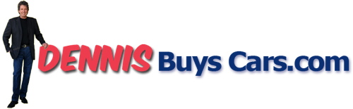 Dennis Buys and sells used cars and trucks fast cash for Cars today logo with standing Dennis